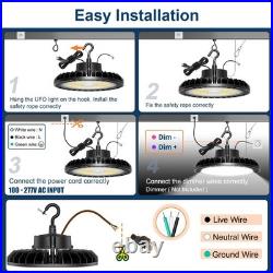 6 PACK 150W UFO Led High Bay Light Industrial Warehouse LED Shop Light 22,500LM 6 PACK 150W UFO Led High Bay Light Industrial Warehouse LED Shop Light 22,500LM
