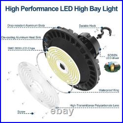 6 PACK 150W UFO Led High Bay Light Industrial Warehouse LED Shop Light 22,500LM