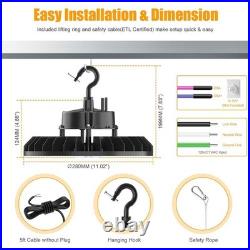 6 PACK 200W UFO Led High Bay Light Commercial Warehouse Garage Shop Lighting