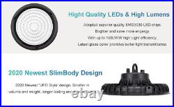 6 Pack 100W UFO Led High Bay Light 100 Watts Commercial Factory Gym Shop Lights