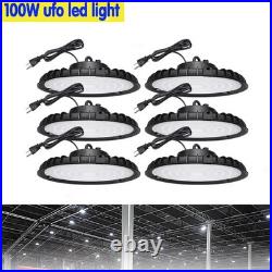 6 Pack 100W UFO Led High Bay Light Commercial Industrial Warehouse Factory Light