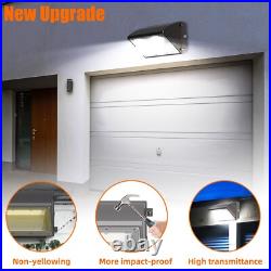 6 Pack 125W LED Wall Pack Light with Dusk-to-Dawn, Commercial Security Lighting