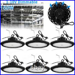 6 Pack 150W 150 Watt UFO LED High Bay Light Commercial Bay Lighting Garage Lamp 6 Pack 150W 150 Watt UFO LED High Bay Light Commercial Bay Lighting Garage Lamp