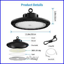 6 Pack 150W 150 Watt UFO LED High Bay Light Commercial Bay Lighting Garage Lamp