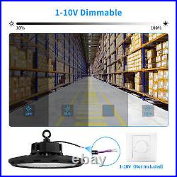 6 Pack 150W 150 Watt UFO LED High Bay Light Commercial Bay Lighting Garage Lamp