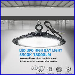 6 Pack 150W = 600W MH/HPS LED UFO High Bay Light, Commercial/Industrial Lighting