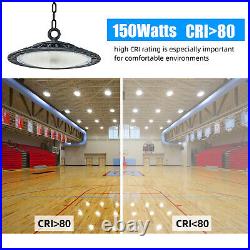 6 Pack 150W = 600W MH/HPS LED UFO High Bay Light, Commercial/Industrial Lighting
