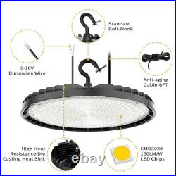 6 Pack 150W Round UFO High Bay Warehouse Shop Light LED Industrial Factory Lamp 6 Pack 150W Round UFO High Bay Warehouse Shop Light LED Industrial Factory Lamp