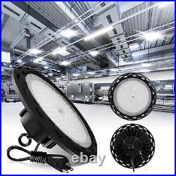 6 Pack 150W UFO LED High Bay Light Dimmable Industrial Warehouse Lamp AC100-277V