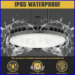 6 Pack 200W LED Commercial Factory Garage Lighting Fixture UFO High Bay Lights