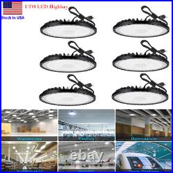 6-Pack 200W UFO High Bay Light, Commercial Warehouse Garage LED Light Fixtures