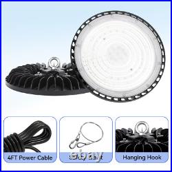 6-Pack 200W UFO High Bay Light, Commercial Warehouse Garage LED Light Fixtures