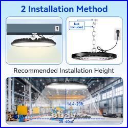 6-Pack 200W UFO High Bay Light, Commercial Warehouse Garage LED Light Fixtures