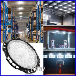 6 Pack 200W UFO LED High Bay Light Commercial Industrial Factory Warehouse Shop