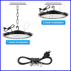 6 Pack 200W UFO LED High Bay Light Shop Industrial Commercial Factory Warehouse