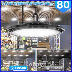 6 Pack 200W UFO LED High Bay Light Shop Industrial Commercial Factory Warehouse