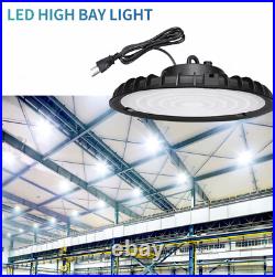 6 Pack 200W UFO Led High Bay Light 200 Watts Factory Commercial Warehouse Light