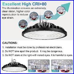 6 Pack 200W UFO Led High Bay Light Commercial Industrial Warehouse Light Fixture