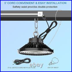 6 Pack 240W UFO Led High Bay Light Warehouse Factory Commercial Light Fixtures