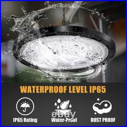 6 Pack 300W UFO LED High Bay Light 6000K Daylight Industrial Warehouse Shop