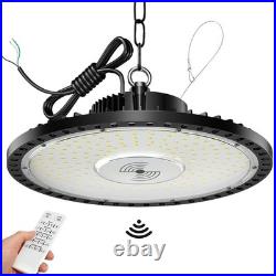 6 Pack 300W UFO LED High Bay Light with Motion Sensor Smart High Bay LED Light