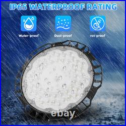 6 Pack 300W UFO Led High Bay Light Commercial Industrial Warehouse Shop Lights