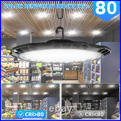 6 Pack 300W UFO Led High Bay Light Commercial Industrial Warehouse Shop Lights