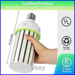 6 Pack 400 Watt Metal Halide Equal E39 Large Base 100W LED Corn Bulb Light 5000K