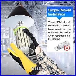 6 Pack 400 Watt Metal Halide Equal E39 Large Base 100W LED Corn Bulb Light 5000K