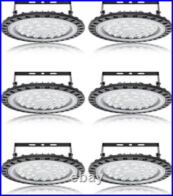 6 Pack LED High Bay Light 100W Supermarket Garage Gym Barn Warehouse Area Light