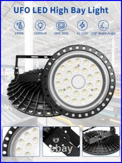 6 Pack LED High Bay Light 100W Supermarket Garage Gym Barn Warehouse Area Light