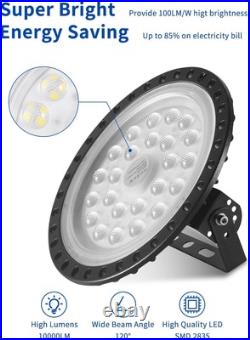 6 Pack LED High Bay Light 100W Supermarket Garage Gym Barn Warehouse Area Light