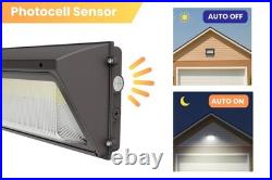 6 -Pack Outdoor Led Wall Pack Light CCT Adjustable 60/90/100/120W with photocell
