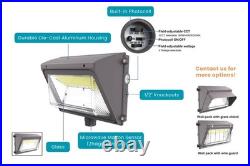 6 -Pack Outdoor Led Wall Pack Light CCT Adjustable 60/90/100/120W with photocell