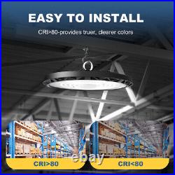 6x 200W UFO Led High Bay Light Commercial Industrial Warehouse Factory Gym Light