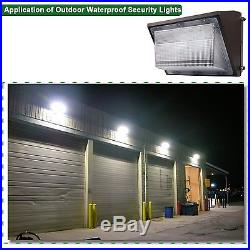70W 100W 125W Led Wall Pack Light Outdoor Security Fixture Can Choose Photocell