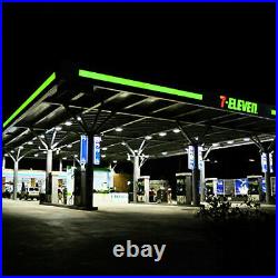 70W, 4-Pack Led Canopy Outdoor Commercial Light for Gas Station & Carport Lights