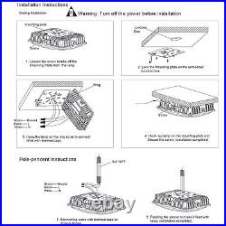 70W Gas Station LED Canopy Garage Light Fixture Outdoor Parking Lot Area Lights