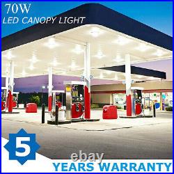 70W Gas Station LED Canopy Garage Light Fixture Outdoor Parking Lot Area Lights