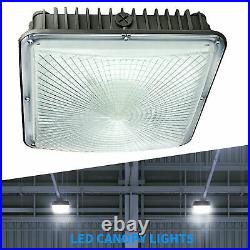 70W LED Canopy Light, (4 PACK) Outdoor Gas Station Light Fixture, ETLus-Listed