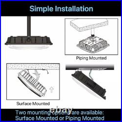 70W LED Canopy Light Commerical Outdoor Gas Station Square LED Lights IP65 4Pack