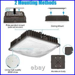 70W LED Gas Station Canopy Ceiling Light Outdoor Parking Lot Garage IP65 Lights