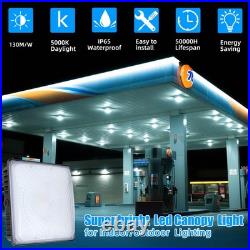 70W LED Gas Station Canopy Ceiling Light Outdoor Parking Lot Garage IP65 Lights
