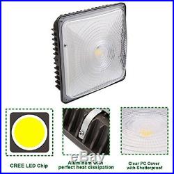 70w LED Canopy Light Commercial High Bay Light Fixture 6000lm 5000K-Set of 6