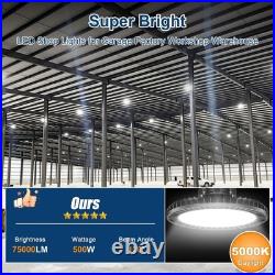 75000Lumens LED UFO High Bay Light 500With400With300W Commercial Warehouse 100V-277V