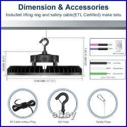 75000Lumens LED UFO High Bay Light 500With400With300W Commercial Warehouse 100V-277V