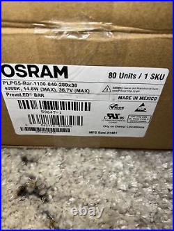 80 OSRAM PLPG5-Bar-1100-840-289x38 4000k 14.8W (MAX), 36.7V (MAX) PrevaLED BAR