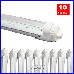 8FT LED Tube Light T12 40W Replacement For F96T12/HO 110W Fluorescent -10 Pack