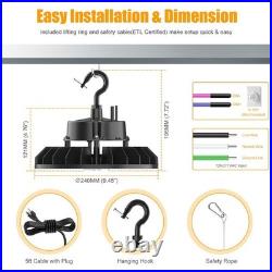 8PACK 150W 22500LM Led UFO High Bay Light Industrial Gym Warehouse Light US PLUG 8PACK 150W 22500LM Led UFO High Bay Light Industrial Gym Warehouse Light US PLUG