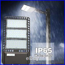 8PCS 300W LED Parking Lot Lights Super Bright Dusk to Dawn Outdoor Commercial
